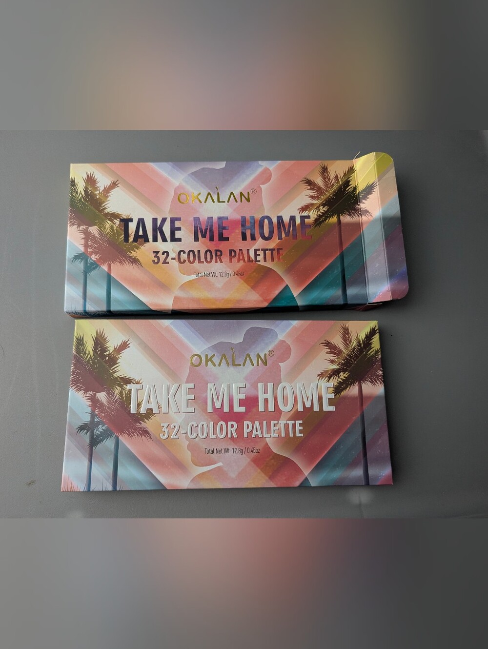 Okalan Take Me Home 32-Color Eyeshadow Palette - Sunset Multi-Color